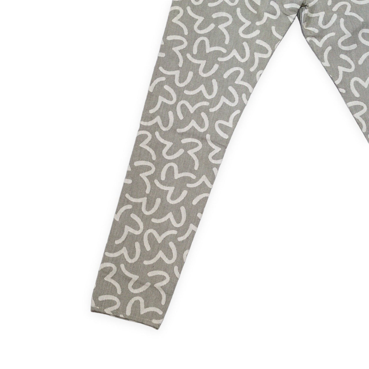 Evisu 5500 All-Over Seagull Jacquard Jeans Gray Size 32