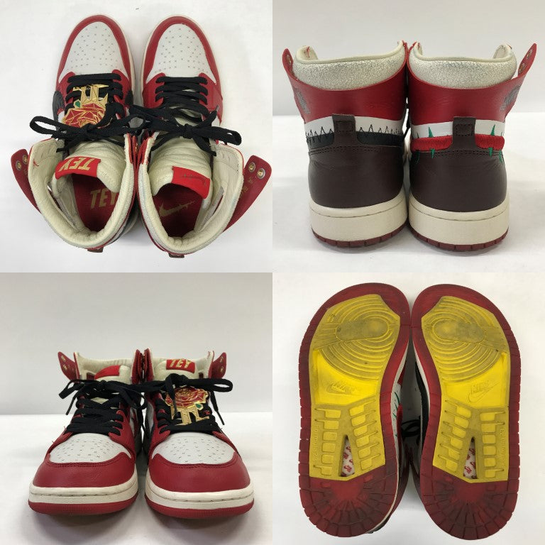 AIR JORDAN x Teyana Taylor 1 CMFT 2 SP Red Sneakers Size 28