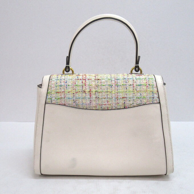 kate spade Katie Tweed Medium Top Bag Cream Size ONE SIZE