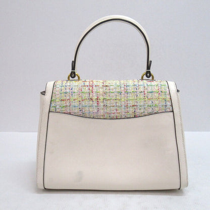 kate spade Katie Tweed Medium Top Bag Cream Size ONE SIZE