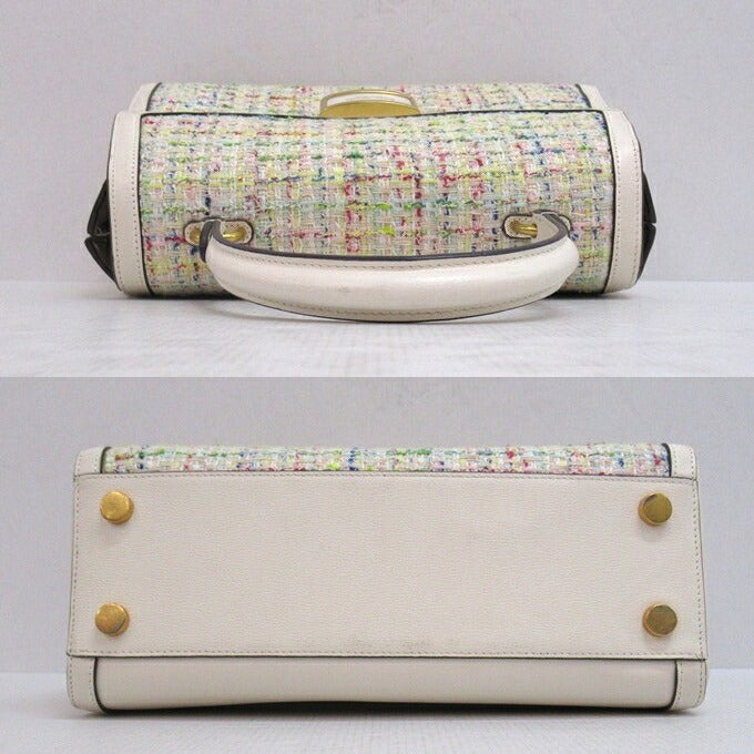 kate spade Katie Tweed Medium Top Bag Cream Size ONE SIZE