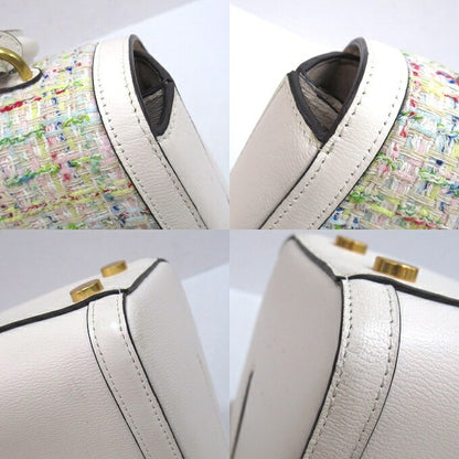 kate spade Katie Tweed Medium Top Bag Cream Size ONE SIZE