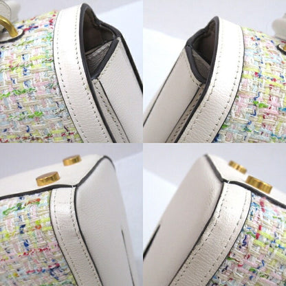 kate spade Katie Tweed Medium Top Bag Cream Size ONE SIZE