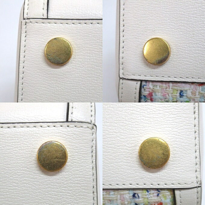 kate spade Katie Tweed Medium Top Bag Cream Size ONE SIZE