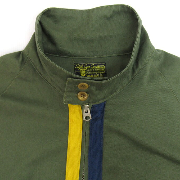 SUGAR CANE USC Logo Chain Embroidered Jacket Green Size 40R
