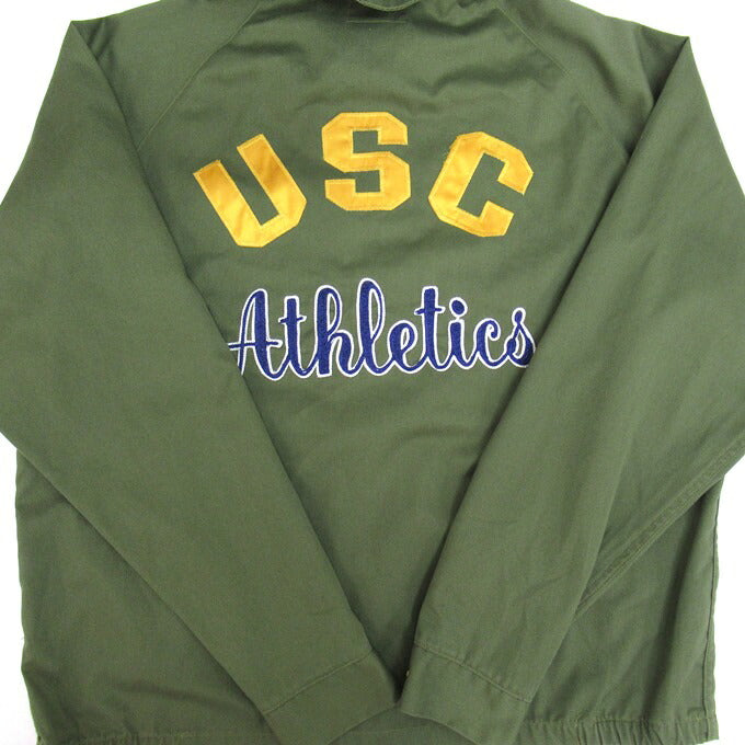 SUGAR CANE USC Logo Chain Embroidered Jacket Green Size 40R