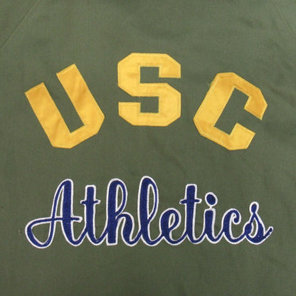 SUGAR CANE USC Logo Chain Embroidered Jacket Green Size 40R