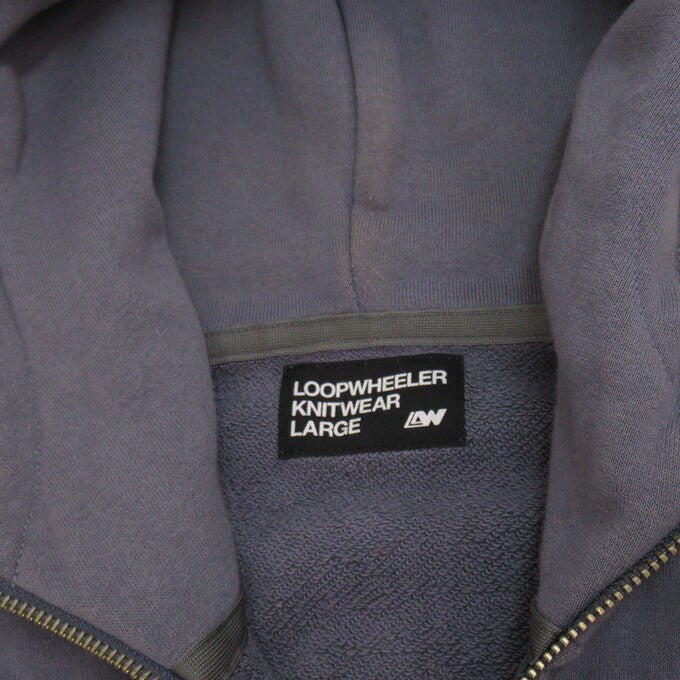 LOOPWHEELER Light Series Patch Vest Blue Size L