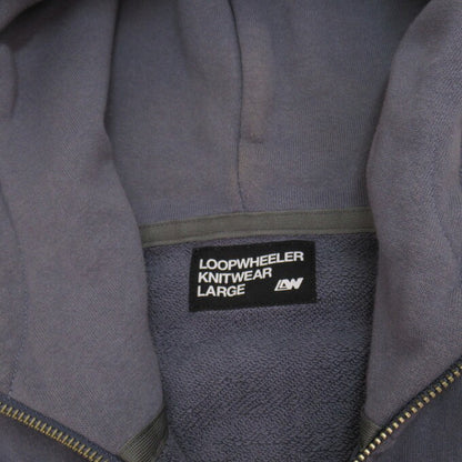 LOOPWHEELER Light Series Patch Vest Blue Size L