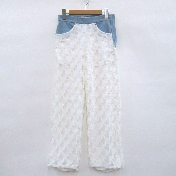 MASU 23AW Angel Lace Jeans White Size 42