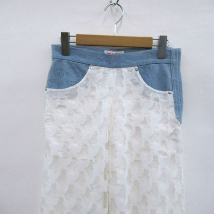 MASU 23AW Angel Lace Jeans White Size 42