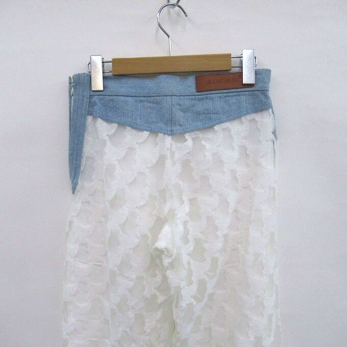 MASU 23AW Angel Lace Jeans White Size 42