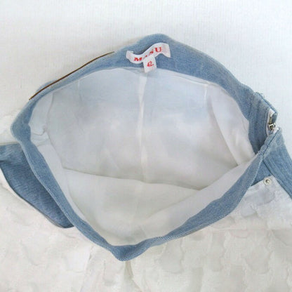 MASU 23AW Angel Lace Jeans White Size 42