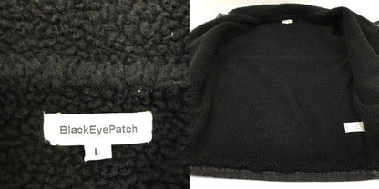 BLACK EYE PATCH Sherpa Lined Denim Jacket Black Size L