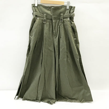 DIESEL Green Slit Wide Pants Size 23