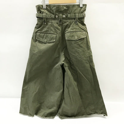 DIESEL Green Slit Wide Pants Size 23