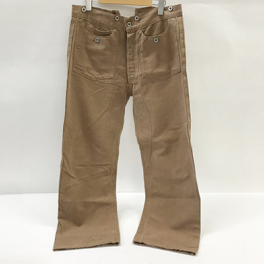 WAREHOUSE Duck Digger Brown Duck Pants Size 34