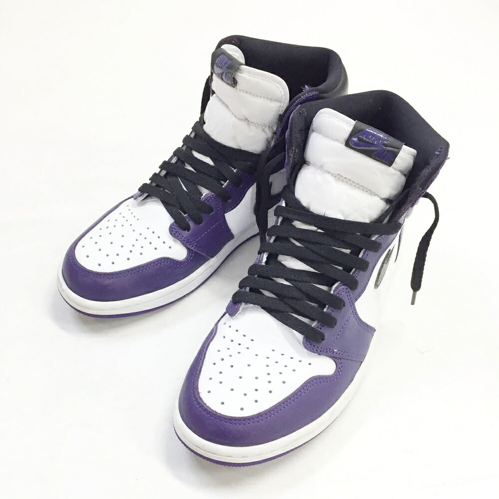 NIKE Air Jordan 1 Retro High OG Purple Sneakers Size 10