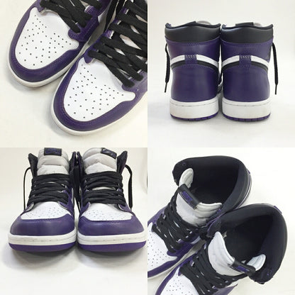 NIKE Air Jordan 1 Retro High OG Purple Sneakers Size 10