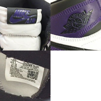 NIKE Air Jordan 1 Retro High OG Purple Sneakers Size 10
