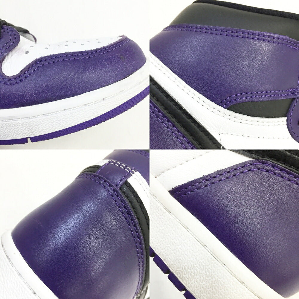 NIKE Air Jordan 1 Retro High OG Purple Sneakers Size 10