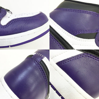 NIKE Air Jordan 1 Retro High OG Purple Sneakers Size 10