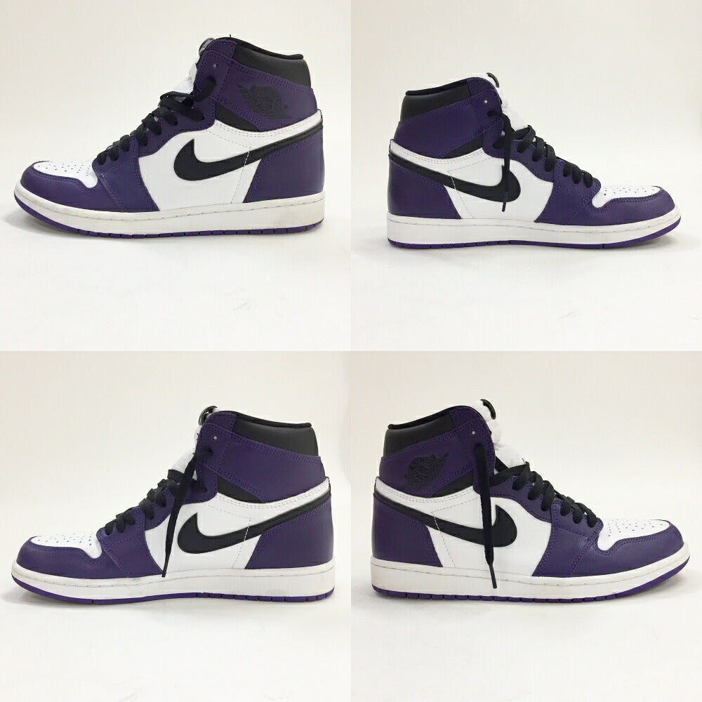 NIKE Air Jordan 1 Retro High OG Purple Sneakers Size 10