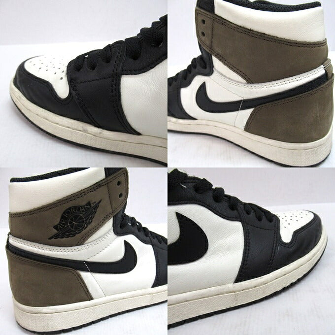 NIKE AIR JORDAN 1 Retro High OG Mocha Sneakers Size 27.5cm