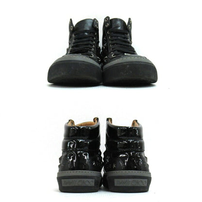 JIMMY CHOO BELGRAVIA Studded Hi-Top Sneakers Size 40 1/2