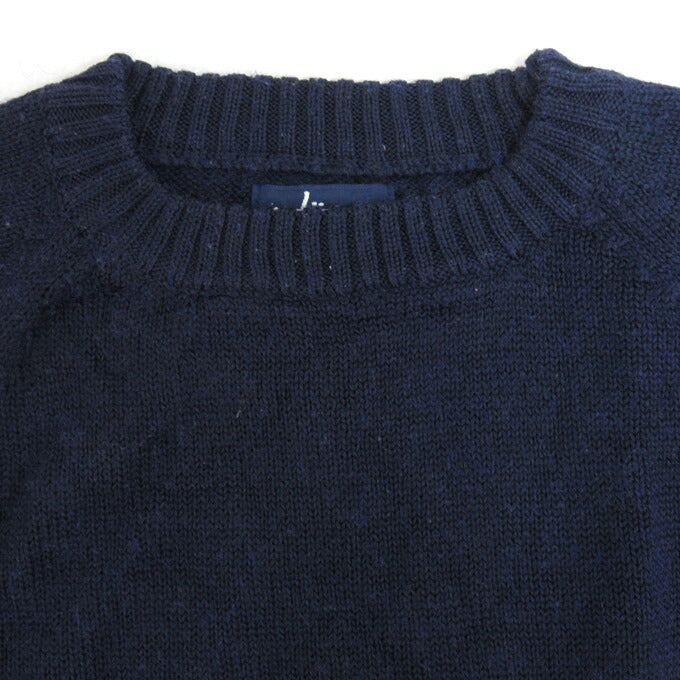 STUSSY 90's Navy Tag Raglan Knit Sweater Navy Size XL