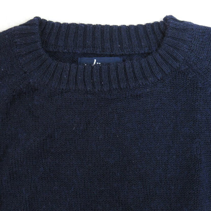 STUSSY 90's Navy Tag Raglan Knit Sweater Navy Size XL