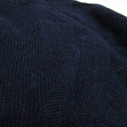 STUSSY 90's Navy Tag Raglan Knit Sweater Navy Size XL