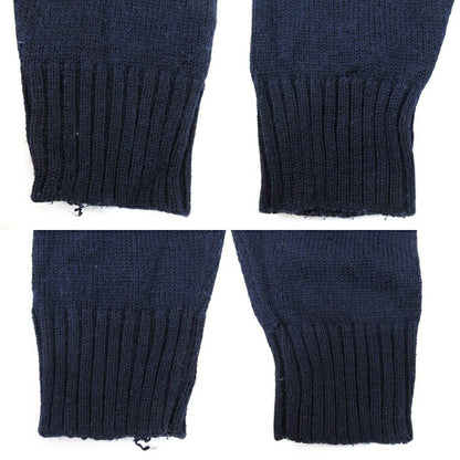STUSSY 90's Navy Tag Raglan Knit Sweater Navy Size XL