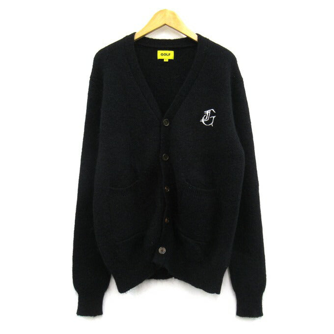 GOLF WANG Mohair Cardigan Black Size L