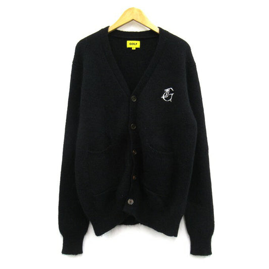 GOLF WANG Mohair Cardigan Black Size L