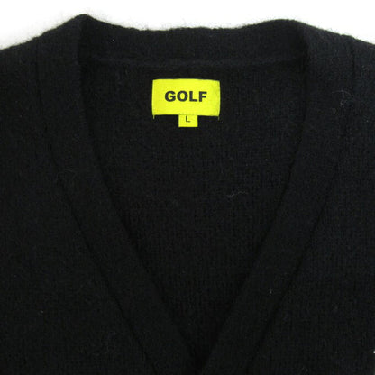 GOLF WANG Mohair Cardigan Black Size L