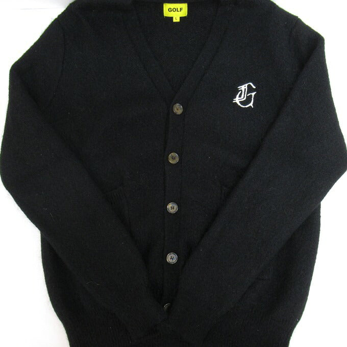 GOLF WANG Mohair Cardigan Black Size L