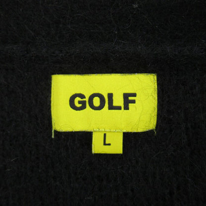 GOLF WANG Mohair Cardigan Black Size L