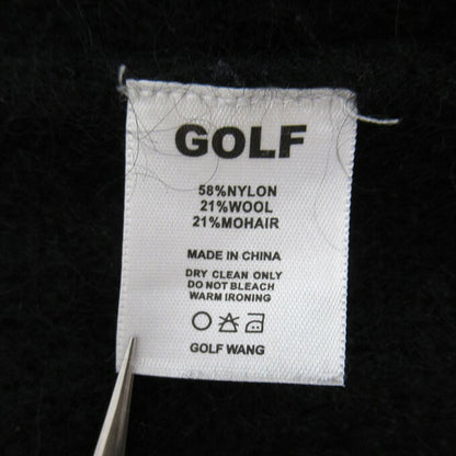 GOLF WANG Mohair Cardigan Black Size L
