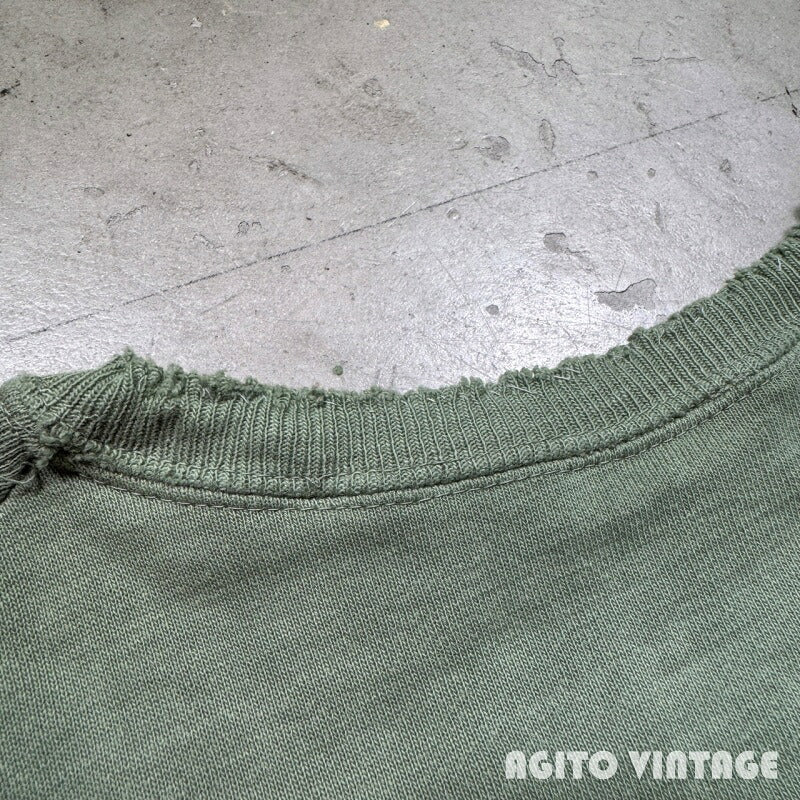 Unknown 50s/60s Freedom Sleeve Khaki Sweatshirt Size M