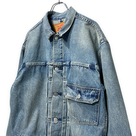 Levi's BEAMS Super Wide Trucker Indigo Denim Jacket Size S