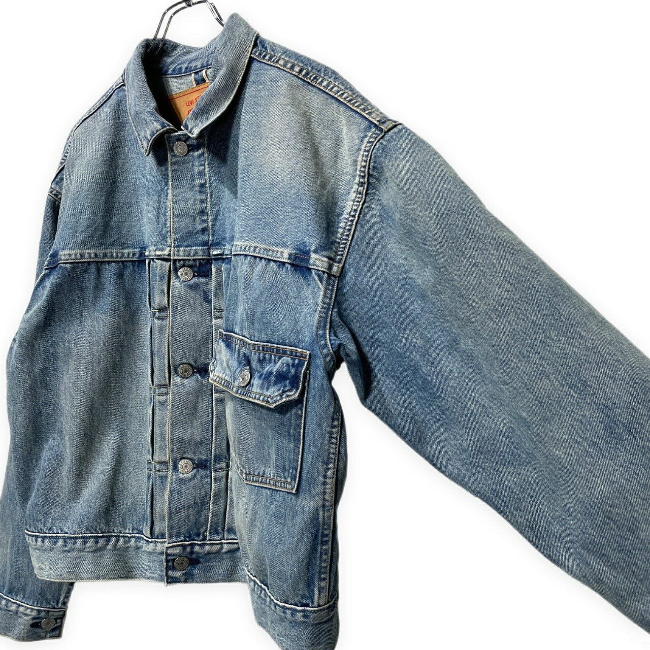 Levi's BEAMS Super Wide Trucker Indigo Denim Jacket Size S