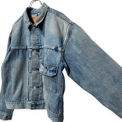 Levi's BEAMS Super Wide Trucker Indigo Denim Jacket Size S