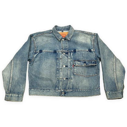 Levi's BEAMS Super Wide Trucker Indigo Denim Jacket Size S