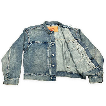 Levi's BEAMS Super Wide Trucker Indigo Denim Jacket Size S
