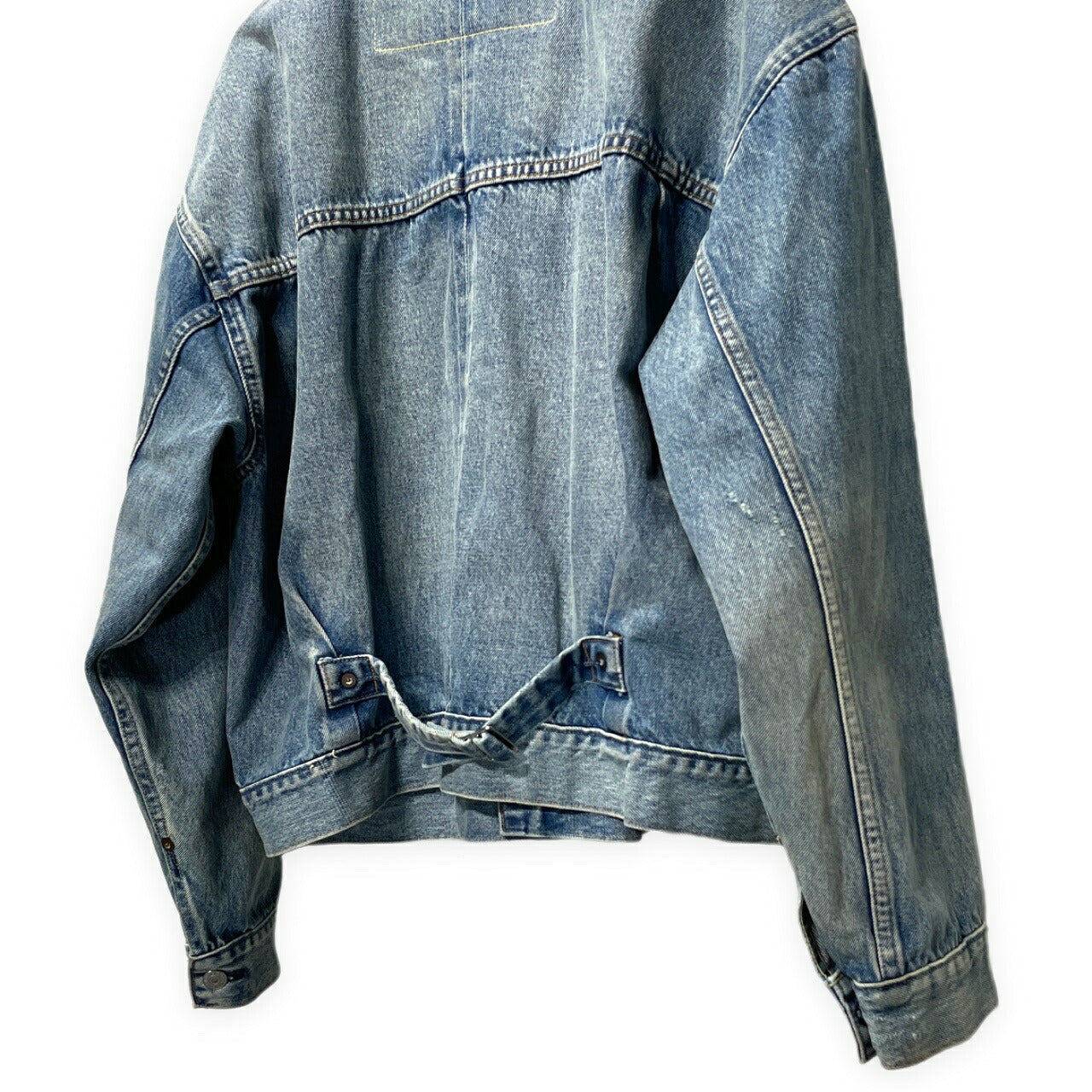 Levi's BEAMS Super Wide Trucker Indigo Denim Jacket Size S