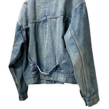 Levi's BEAMS Super Wide Trucker Indigo Denim Jacket Size S