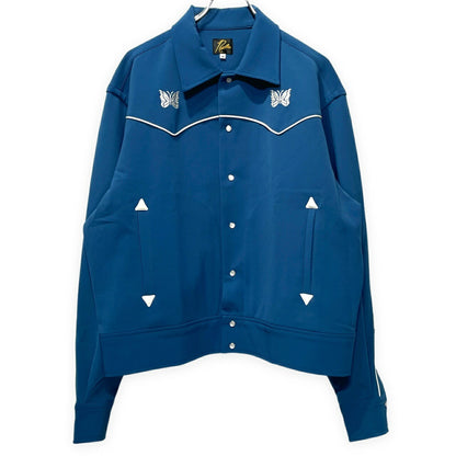 Needles 24AW Piping Cowboy Double Cloth Jacket Blue Size M