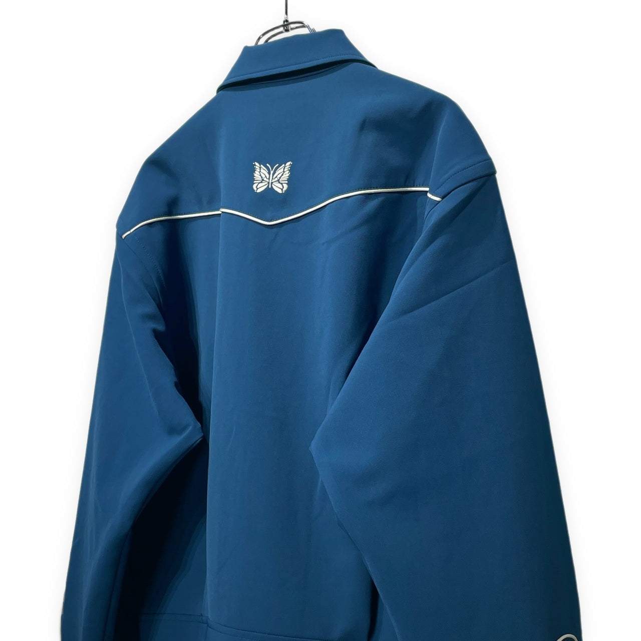 Needles 24AW Piping Cowboy Double Cloth Jacket Blue Size M