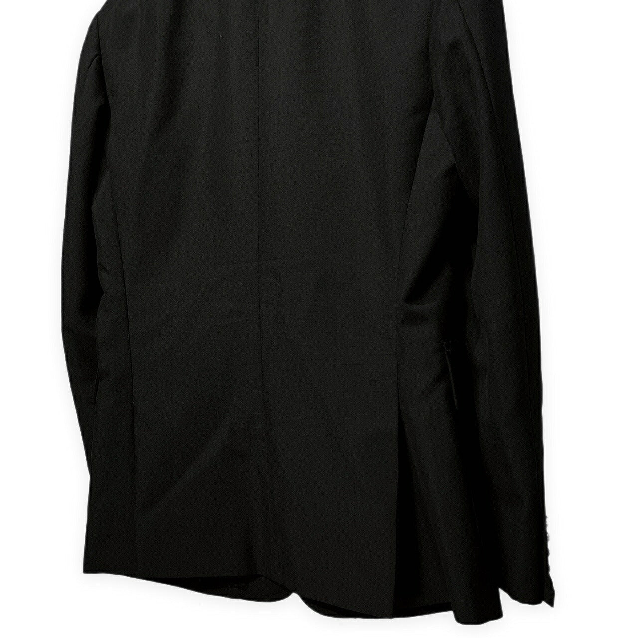 SCYE BASICS Black Mohair Blend Gold Button 2B Blazer Size 38